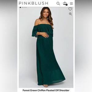 New never worn pink blush maternity dress